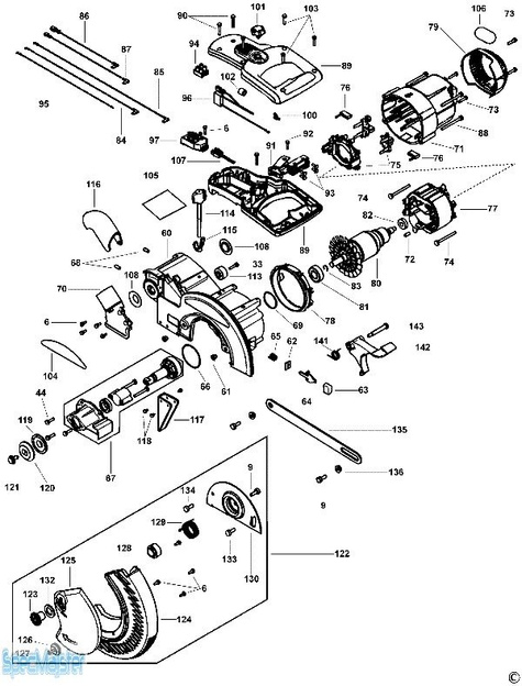 DeWALT Części zamienne do DW712.