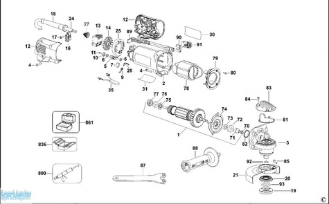 DeWALT Części zamienne do D28113.
