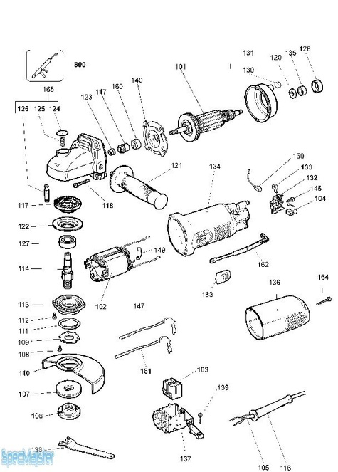 DeWALT Części zamienne do DW821.