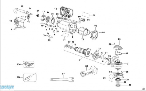 DeWALT Części zamienne do D28130.