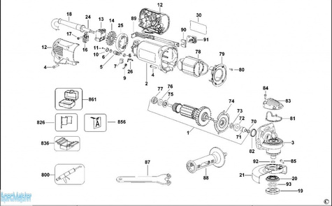 DeWALT Części zamienne do D28132.
