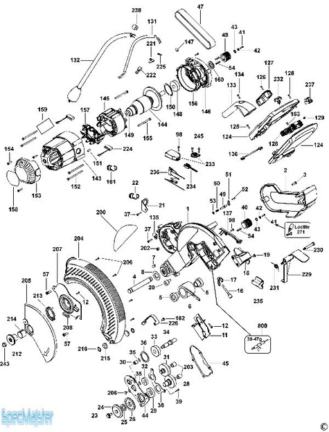 DeWALT Części zamienne do DW718.